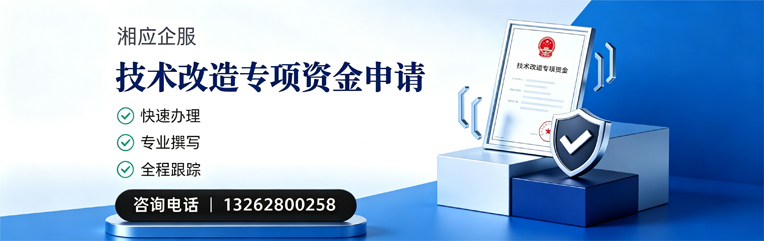 徐州技术改造专项资金申报服务