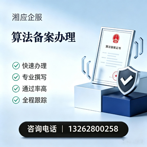 徐州算法备案申报服务